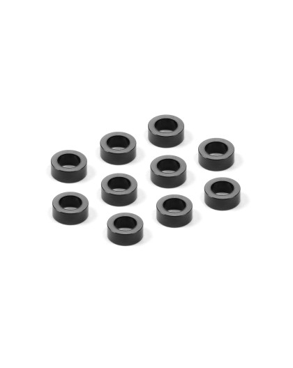 Rondelles alu noires 3x5x2.0mm (10) - XRAY - 303140-K