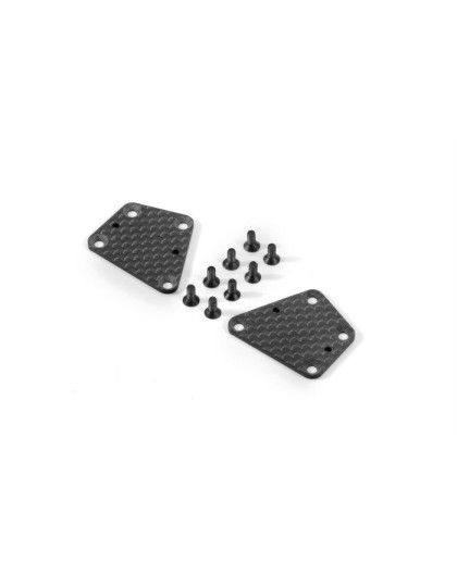 GRAPHITE ARS REAR LOWER ARM PLATE 1.6MM (L+R) - 303192 - XRAY