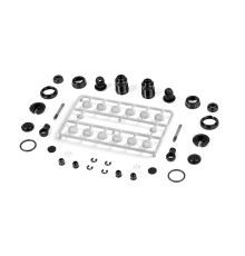 1/10 TOURING ALU SHOCK ABSORBER-SET - BLACK (2) - 308307-K - XRAY