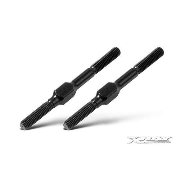 Alu Adj. Turnbuckle M3 L/R 39 mm - Swiss 7075 T6 (2) - XRAY - 302612