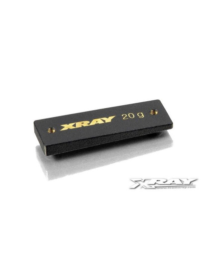 PRECISION BALANCING CHASSIS WEIGHT CENTER 20 G - 309853 - XRAY
