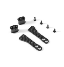 GRAPHITE CHASSIS SIDE GUARD BRACE - SOFT (2) - 321266 - XRAY