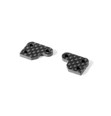 GRAPHITE EXTENSION FOR STEERING BLOCK (2) - 2 SLOTS - 322290 - XRAY