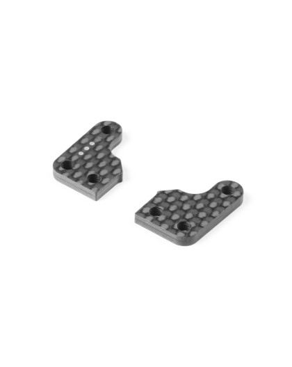 GRAPHITE EXTENSION FOR STEERING BLOCK - 3 DOTS (2) - XRAY - 322296
