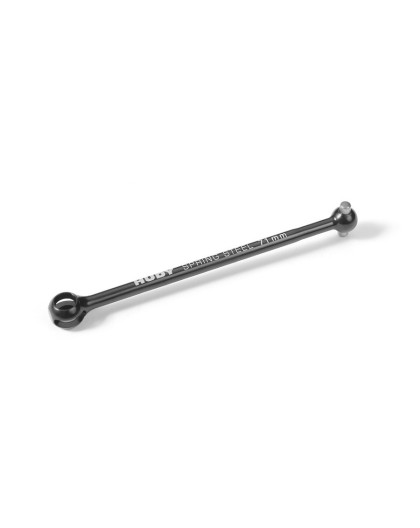 REAR DRIVE SHAFT 71MM WITH 2.5MM PIN - HUDY SPRING STEEL™ - 325323 - 