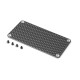 GRAPHITE PLATE FOR ELECTRONICS 1-PIECE CHASSIS - SET - XRAY - 326149