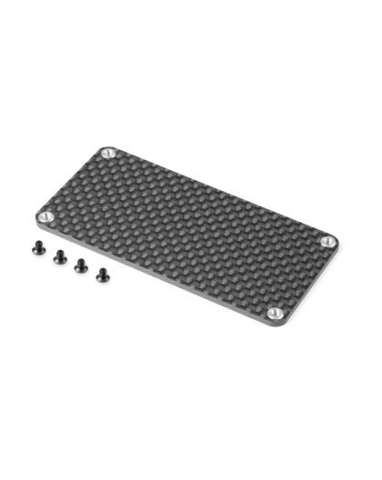 GRAPHITE PLATE FOR ELECTRONICS 1-PIECE CHASSIS - SET - XRAY - 326149
