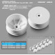 2WD FRONT WHEEL AERODISK WITH 12MM HEX IFMAR - WHITE (10) - 329900-M 