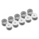 Jantes AR 12mm 2WD-4WD blanches - IFMAR - HARD (10) - XRAY - 329901-H