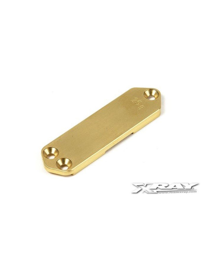 BRASS CHASSIS WEIGHT FRONT 25G - 331180 - XRAY