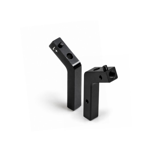 X4F ALU SHOCK HOLDER REAR FIXED +1MM (2) - XRAY - 302979