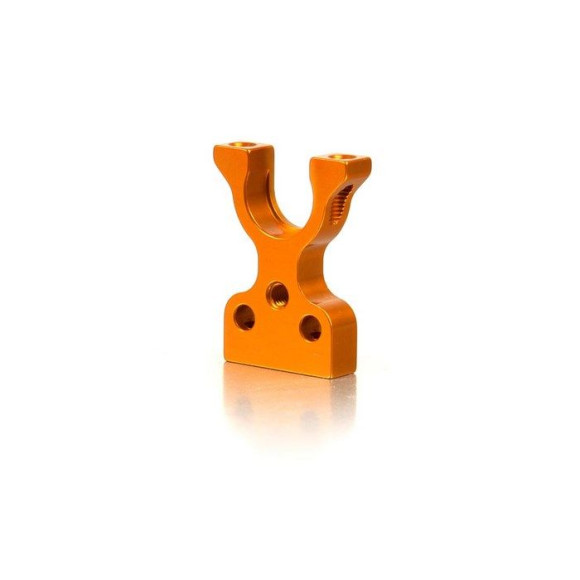 T4 ALU LAYSHAFT BULKHEAD CLOSED L/R - ORANGE - 303056-O - XRAY