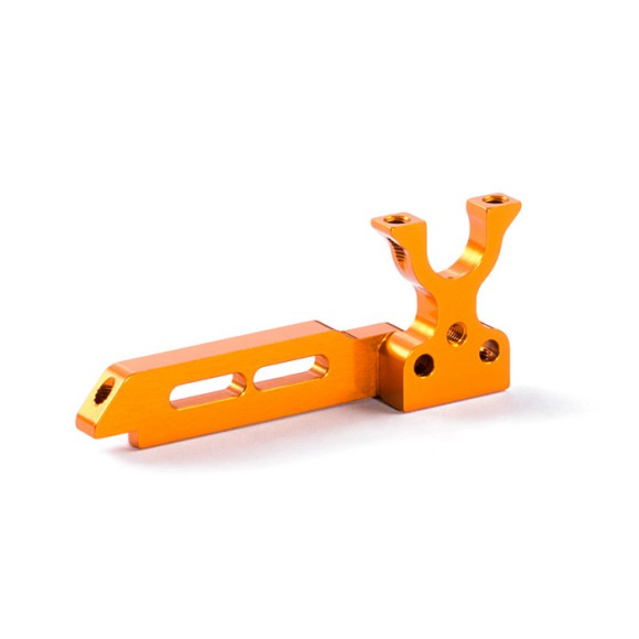 T4'17 ALU MOTOR MOUNT - ORANGE - 303067-O - XRAY