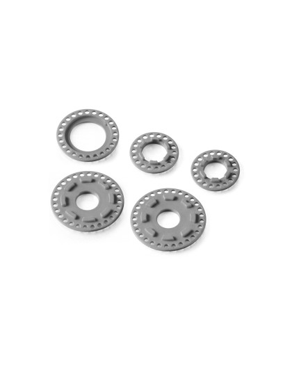 COMPOSITE BELT PULLEY COVER SET - GRAPHITE - XRAY - 345800-G