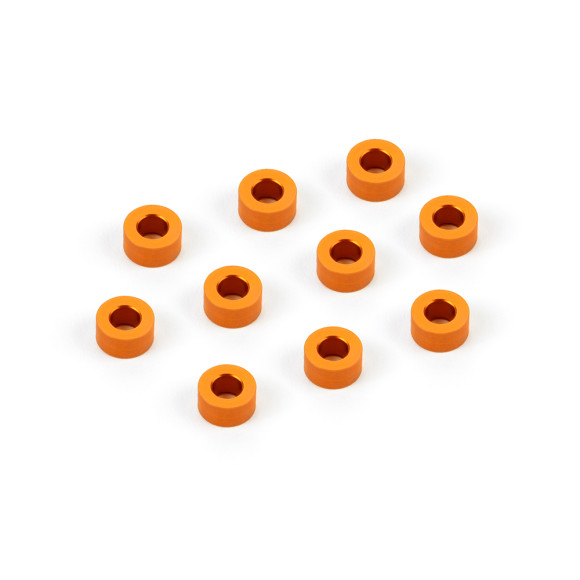 ALU SHIM 3x6x3.0MM - ORANGE (10) - 303125-O - XRAY