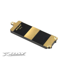 BRASS BATTERY PLATE FOR LIPO BATTERIES - 100g - 346157 - XRAY