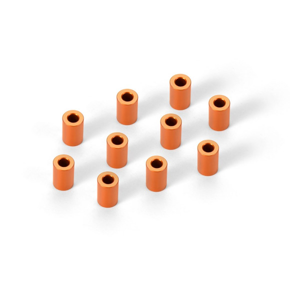 ALU SHIM 3x6x9.0MM - ORANGE (10) - 303130-O - XRAY