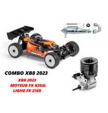 Kit Xray XB8'23 + Engine FX K303L + Pipe Efra 2169 - XRAY - 350018-C2