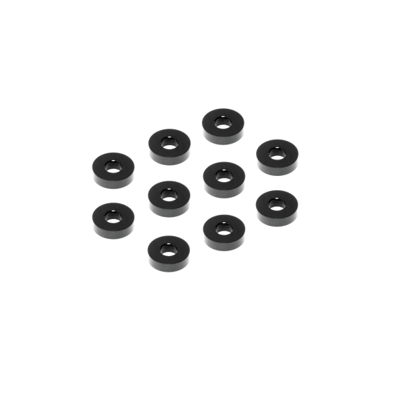 ALU SHIM 3x7.5x2.0MM - BLACK (10) - XRAY - 303137-K