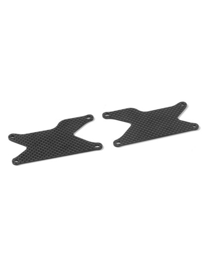 XB8 Plaques carbone triangle arrière (2) - XRAY - 353191