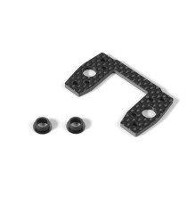 GRAPHITE CENTER DIFF MOUNTING PLATE - 354057 - XRAY
