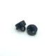 XB8/GT ALU SHOCK CAP NUT VENT HOLE BLACK (2) - V2 - XRAY - 358054-K
