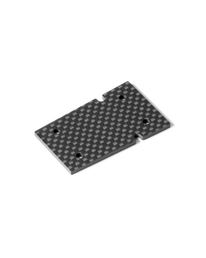 XB4'20 GRAPHITE REAR CHASSIS PLATE 2MM - NARROW - 361280 - XRAY