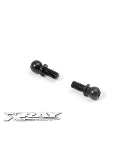 BALL END 4.9MM WITH THREAD 6MM (2) - 362650 - XRAY