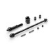 ECS FRONT DRIVE SHAFT 81MM WITH 2.5MM PIN - HUDY SPRING STEEL™ - SET-