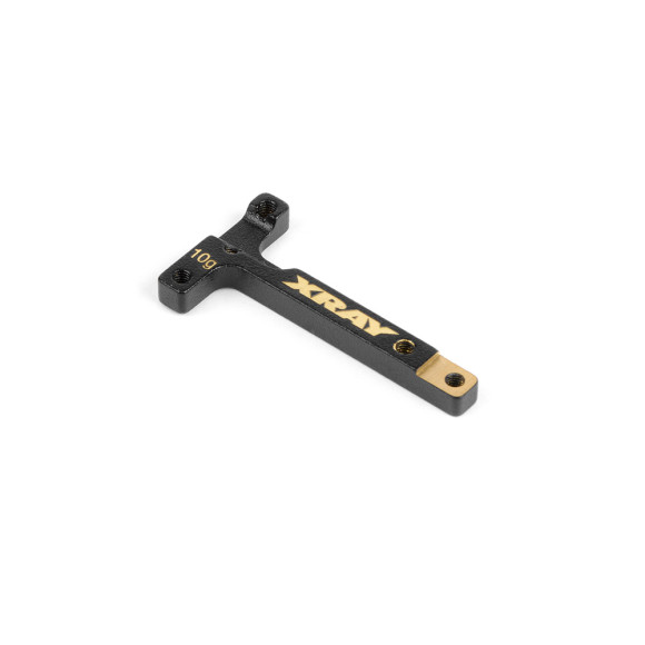 T4'21 BRASS CHASSIS T-BRACE 10g - XRAY - 303765
