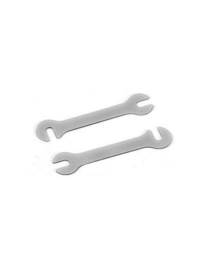 Cales alu longues 0.2mm argents (2) - XRAY - 372292