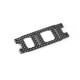 X1'17 GRAPHITE REAR WING MOUNT 2.5MM - 373034 - XRAY