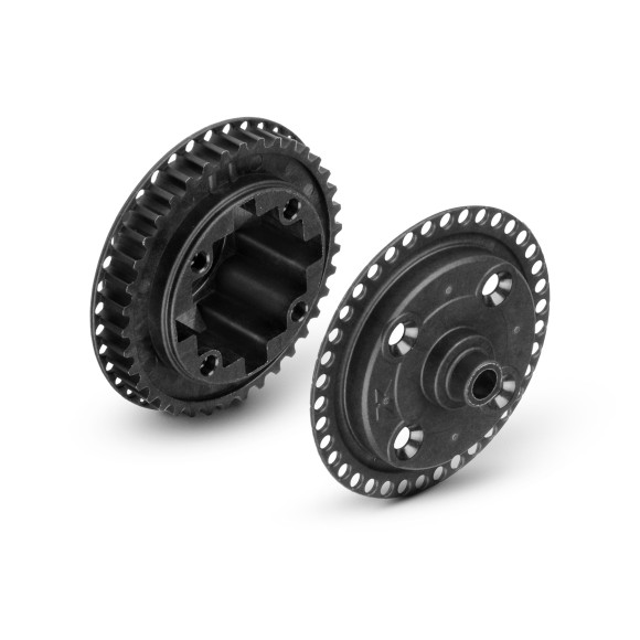 X4 Composite Gear Diff. Case 38T Pulley & Cover Uni - XRAY - 304912