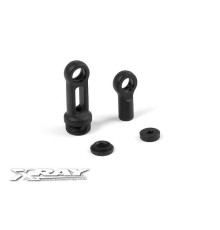 COMPOSITE SIDE SHOCK PARTS - FRAME - 378110 - XRAY