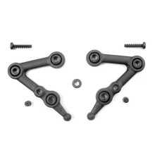 SET OF SUSPENSION ARMS 6° CASTER - HARD (2) - 382107 - XRAY