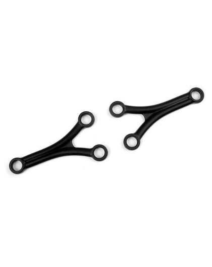 SET OF REAR UPPER SUSPENSION ARMS M18T (2) - 383150 - XRAY