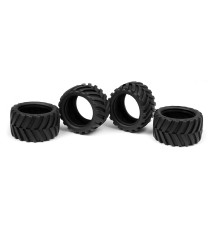 Pneus micro MT Chevron + Inserts (4) - XRAY - 389621