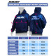 XRAY SWEATER HOODED WITH ZIPPER - BLUE (L) - XRAY - 395600L