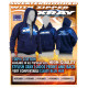 XRAY SWEATER HOODED WITH ZIPPER - BLUE (S) - XRAY - 395600S