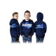 XRAY JUNIOR SWEATER HOODED WITH ZIPPER - BLUE (L) - XRAY - 395601L