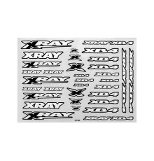 Autocollants XRAY XB4 Blanc - XRAY - 397380
