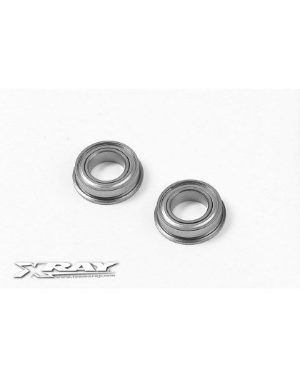 BALL-BEARING 8x14x4 FLANGED - STEEL SEALED - OIL (2) - 950814 - XRAY