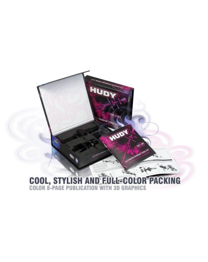 HUDY PROFFESIONAL ENGINE TOOL KIT FOR .21 ENGINE - 107051 - HUDY