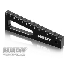 CHASSIS DROOP GAUGE -3 TO 10 MM FOR 1/8 CARS (20 MM) - 107711 - HUDY