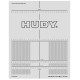 PLASTIC SET-UP BOARD DECAL FOR 1/8, 1/10 - 108210 - HUDY