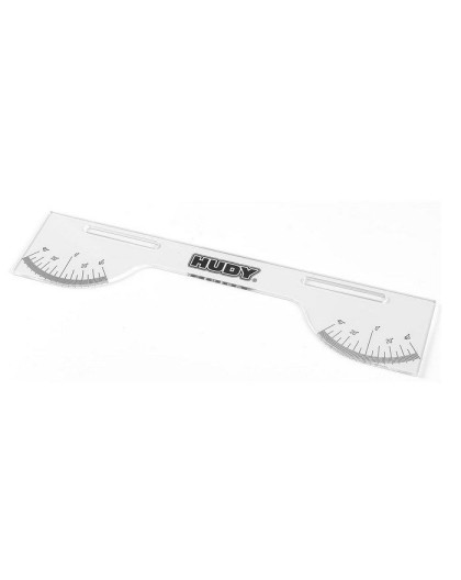 UPSIDE MEASURE PLATE FOR 1/10 OFF-ROAD CARS - 108940 - HUDY