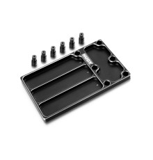 HUDY ALU TRAY FOR 1/8 OFF-ROAD DIFF ASSEMBLY - 109841 - HUDY
