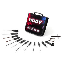 SET OF TOOLS + CARRYING BAG - FOR 1/8 OFF-ROAD CARS - 190003 - HUDY