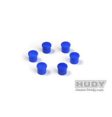 Bouchon de manche 14mm bleu (6) - HUDY - 195054-B