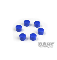 Bouchon de manche 18mm bleu (6) - HUDY - 195058-B